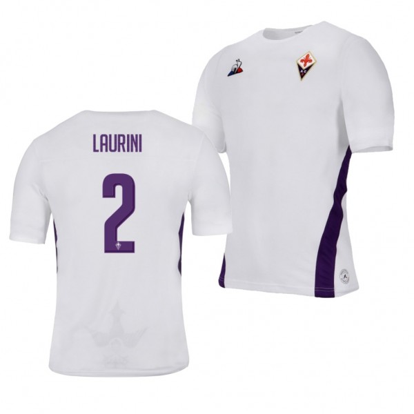 Men's Fiorentina Vincent Laurini Away White Jersey