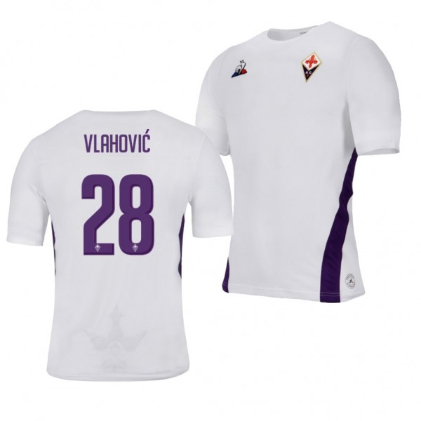 Men's Fiorentina Dusan Vlahovic Away White Jersey
