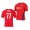 Men's Fiorentina Cyril Thereau Away Red Jersey