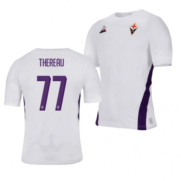 Men's Fiorentina Cyril Thereau Away White Jersey