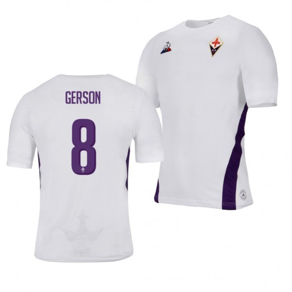 Men's Fiorentina Gerson Away White Jersey