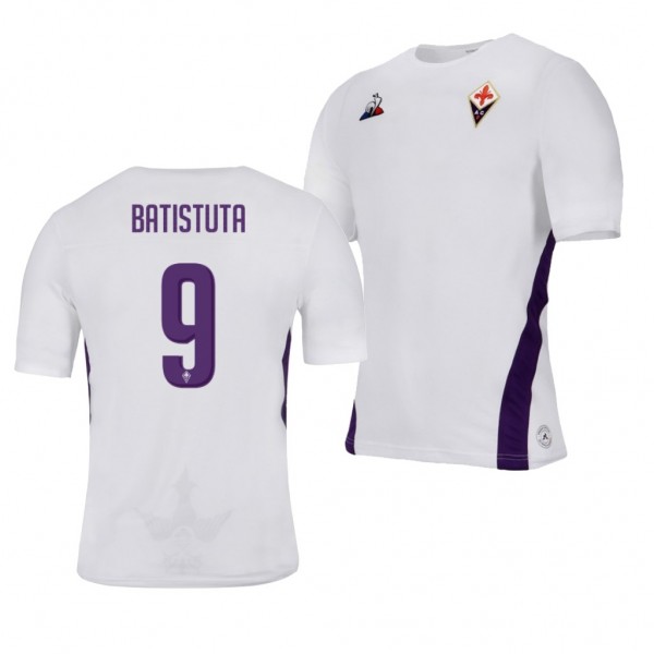 Men's Fiorentina Gabriel Batistuta Away White Jersey