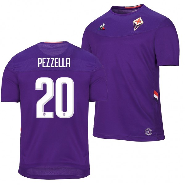 Men's Fiorentina German Pezzella Home Jersey
