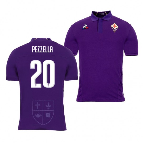 Men's Fiorentina Home German Pezzella Jersey Replica