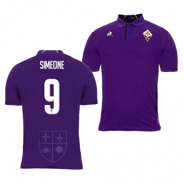 Men's Fiorentina Home Giovanni Simeone Jersey Replica