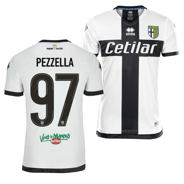 Men's Parma Calcio 1913 Giuseppe Pezzella Jersey Home 19-20 Short Sleeve