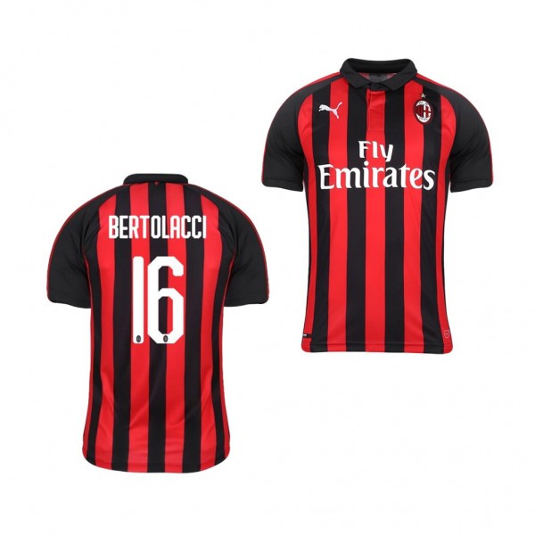 Youth AC Milan Andrea Bertolacci Home Official Jersey
