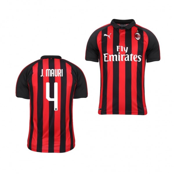 Youth AC Milan Jose Mauri Home Official Jersey