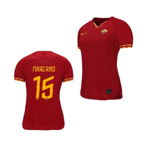 Men's AS Roma Ivan Marcano 19-20 Red Home Jersey For Cheap
