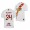 Men's AS Roma Justin Kluivert 19-20 White Away Jersey Discount