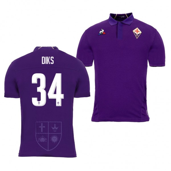 Men's Fiorentina Home Kevin Diks Jersey Replica