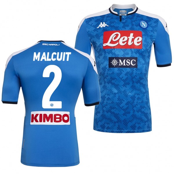 Men's SSC Napoli Kevin Malcuit Home Jersey