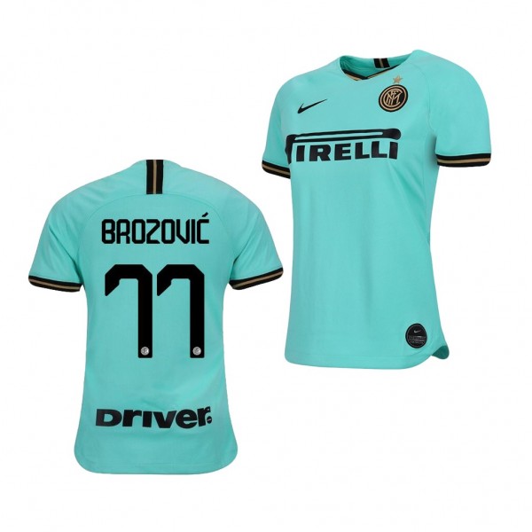 Women's Internazionale Milano Marcelo Brozovic Jersey Away 19-20