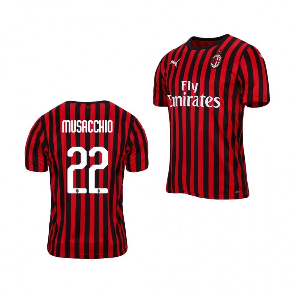 Men's 19-20 AC Milan Mateo Musacchio Home Official Jersey