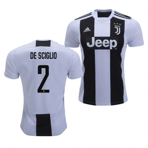 Men's Juventus Authentic Mattia De Sciglio Jersey Home