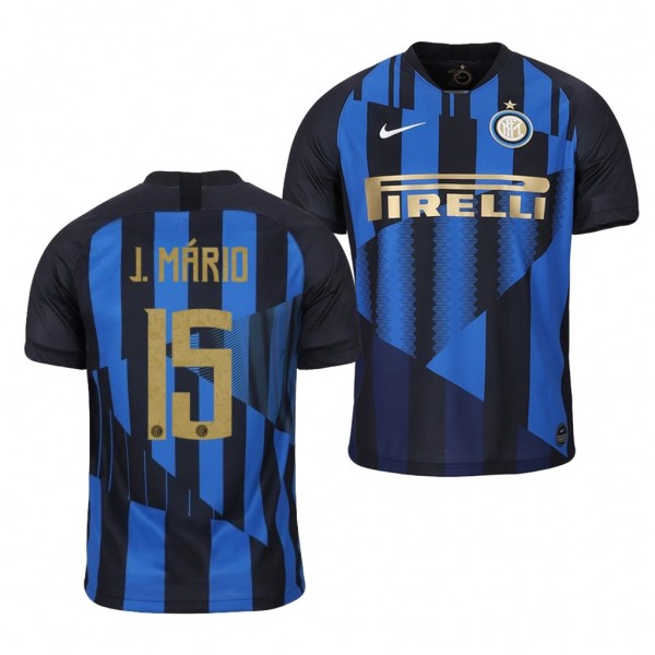 Men's Internazionale Milano Joao Mario Commemorative Midfielder Jersey 20th Anniversary