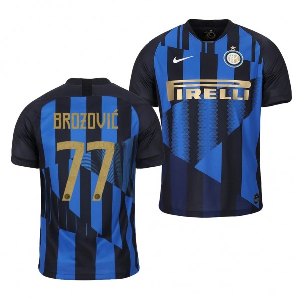 Men's Internazionale Milano Marcelo Brozovic Commemorative Midfielder Jersey 20th Anniversary