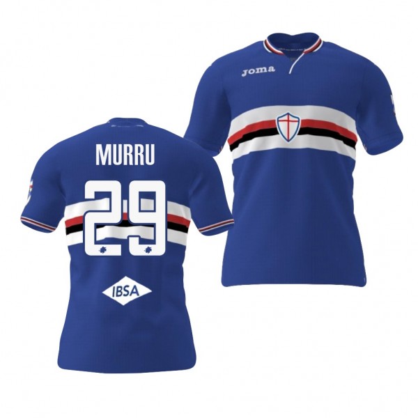 Men's Sampdoria Home Nicola Murru Jersey