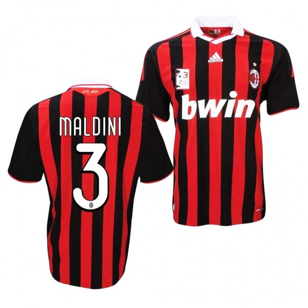 Men's Paolo Maldini Jersey AC Milan Retro Short Sleeve