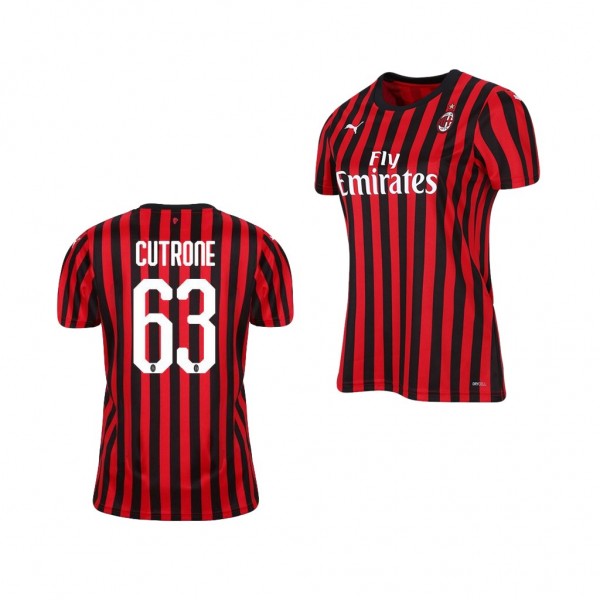 Men's 19-20 AC Milan Patrick Cutrone Home Official Jersey For Cheap