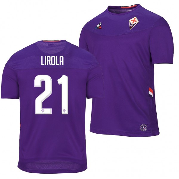 Men's Fiorentina Pol Lirola Home Jersey