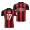 Men's Rafael Leao AC Milan Home Jersey Red 2021 Italian Cup