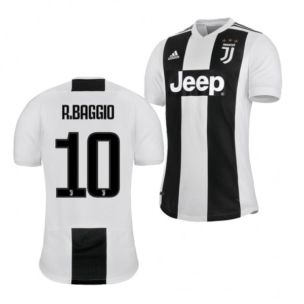 Men's Juventus Home Roberto Baggio Jersey Retired