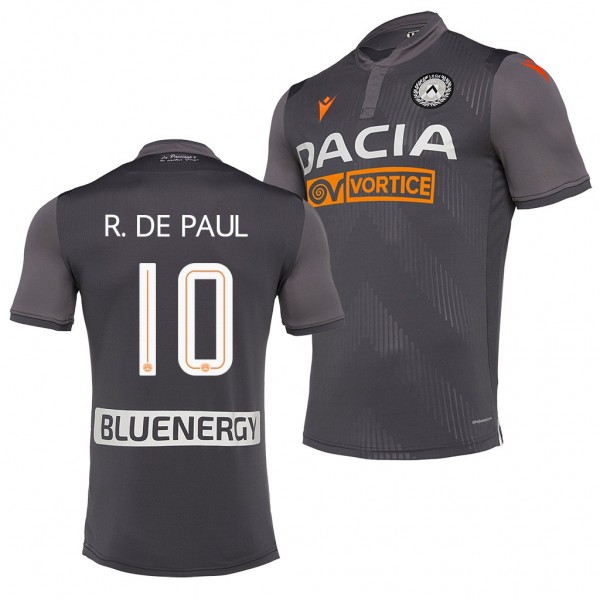 Men's Rodrigo De Paul Udinese Calcio Official Alternate Jersey