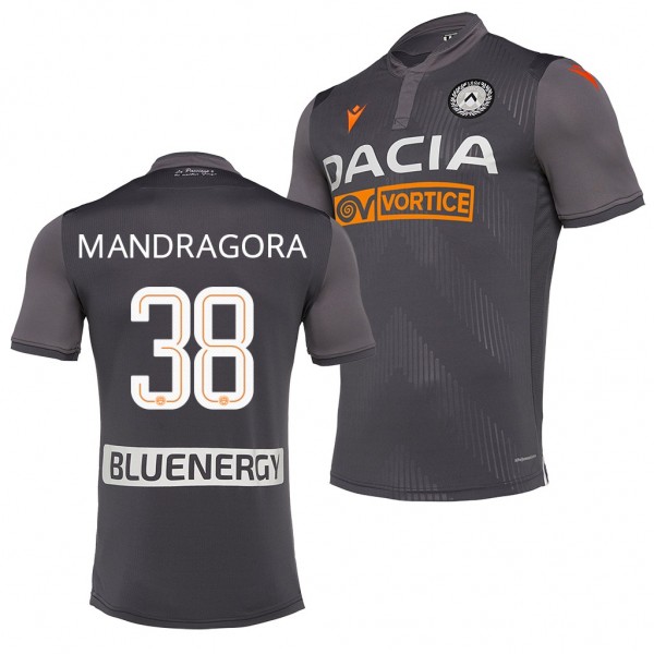 Men's Rolando Mandragora Udinese Calcio Official Alternate Jersey
