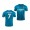 Men's Samu CastilLeao AC Milan Third Jersey Blue 2021 Short Sleeve