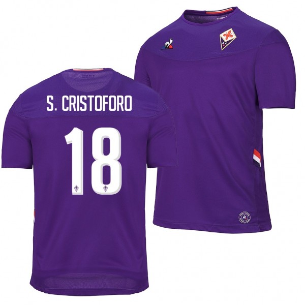 Men's Fiorentina Sebastian Cristoforo Home Jersey