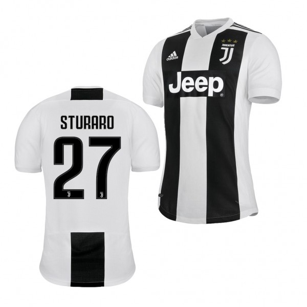 Men's Juventus Home Stefano Sturaro Jersey Replica