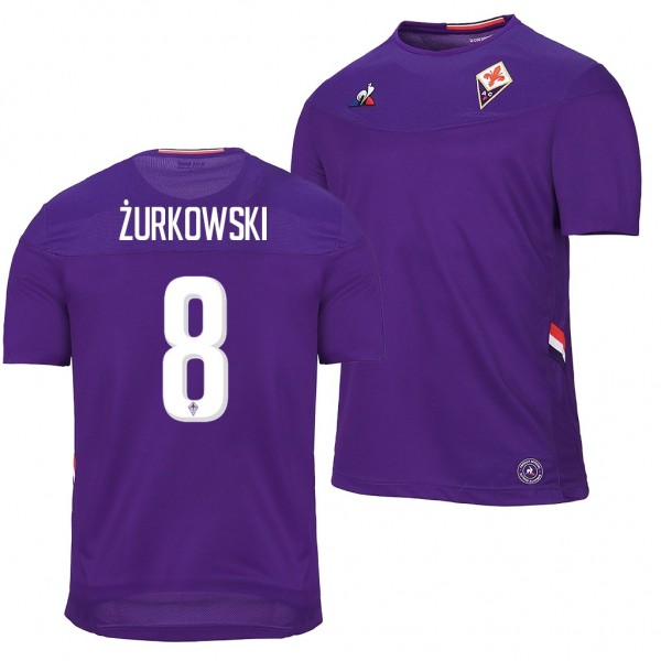 Men's Fiorentina Szymon Zurkowski Home Jersey